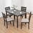Majidah Solid Wood Base Dining Table-1373029610
