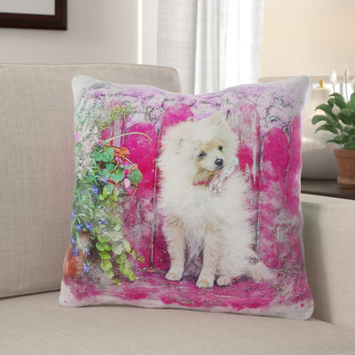 Housse de coussin d'extérieur carré Crutchfield Dog