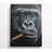 Cigar Gorilla - No Frame Print on Canvas-86636056