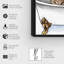 «Cats in the Tub - Floater Frame», impression sur toile-57067265-57067261