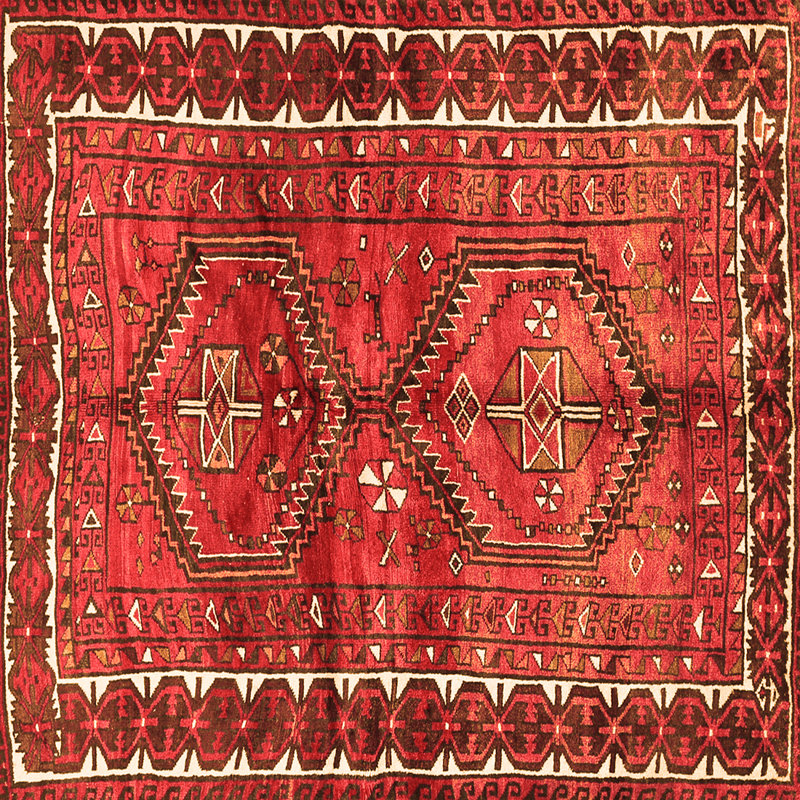 Oriental Indoor Rug, Square 4'