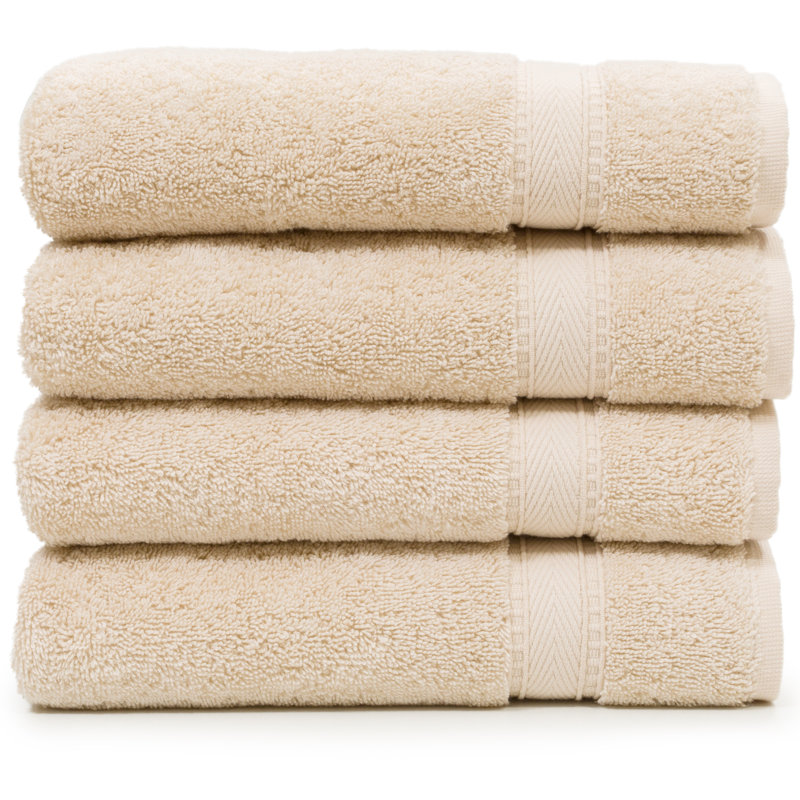 Essuie-mains en coton Sinemis, Beige