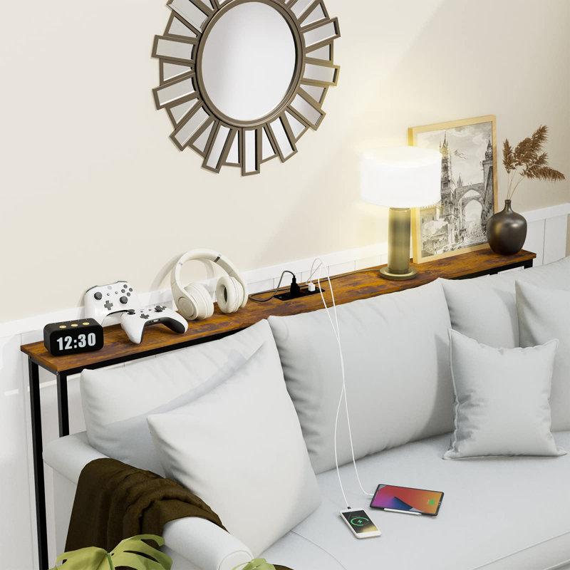 Bachand 70.86'' Console Table with Power Outlet