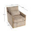 Fauteuil d'appoint pivotant en velours côtelé-768293674