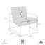 Fauteuil d'appoint industriel moderne Merring-1042242523