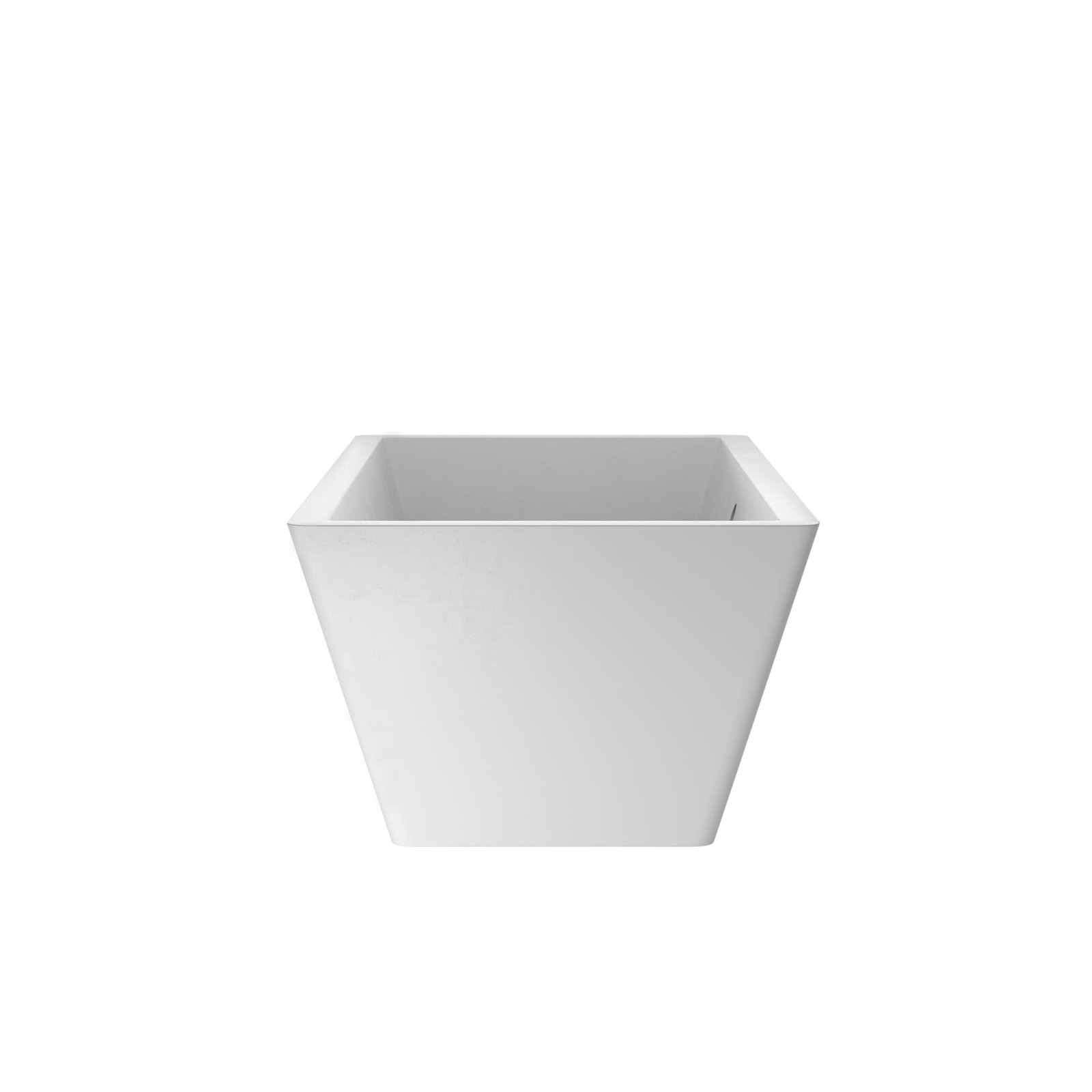 Mendocino NativeStone 66" Concrete Bathtub, Pearl