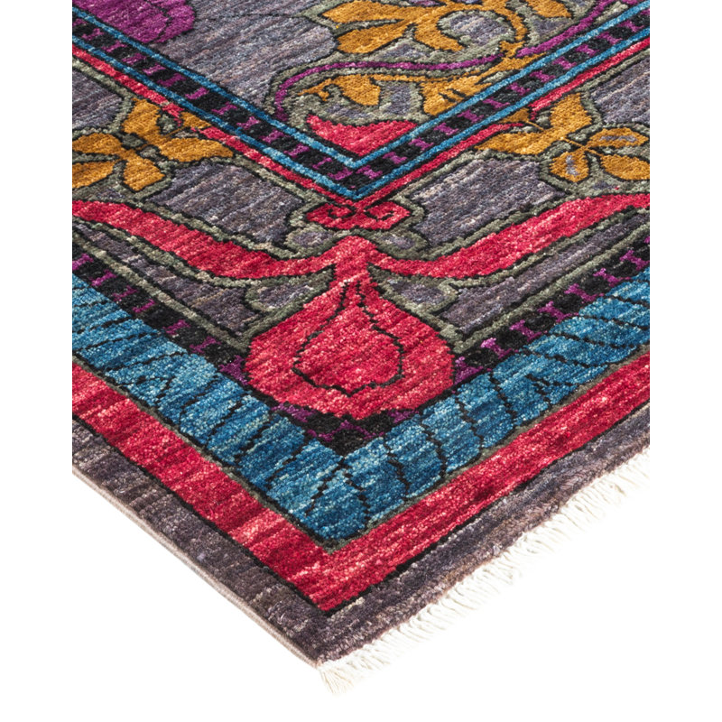 Viliamu One-of-a-Kind 6' 0" X 8' 9" Hand Knotted Area Rug