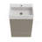 20" Striped Bathroom Vanity with Ceramic Sink-826695083