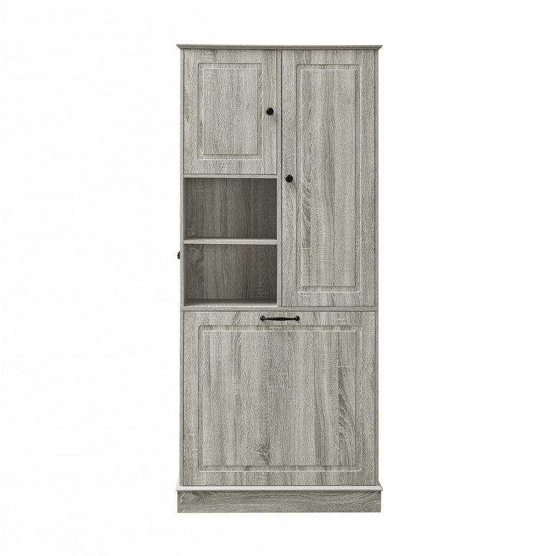 Grande armoire de rangement avec tablettes réglables, Oak