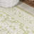 Moten Medallion Textured Weave Green/Cream Indoor/Outdoor Rug-1730965910