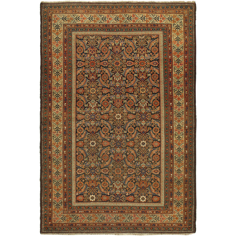 Antique One-of-a-Kind 4'2" X 6'3" Area Rug