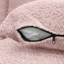 Tissu rose rembourré de 144 po - combiné avec deux chaises longues incurvées, cinq coussins de dossier et un siège confortable-437402811-437402810