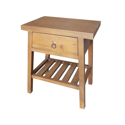 Solid Wood End Table