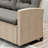 Jett 4 - Person  Wicker / Rattan Outdoor Sofa Seating Group with  Glass-Top Shelf-Storage Table & Cushions-466262495