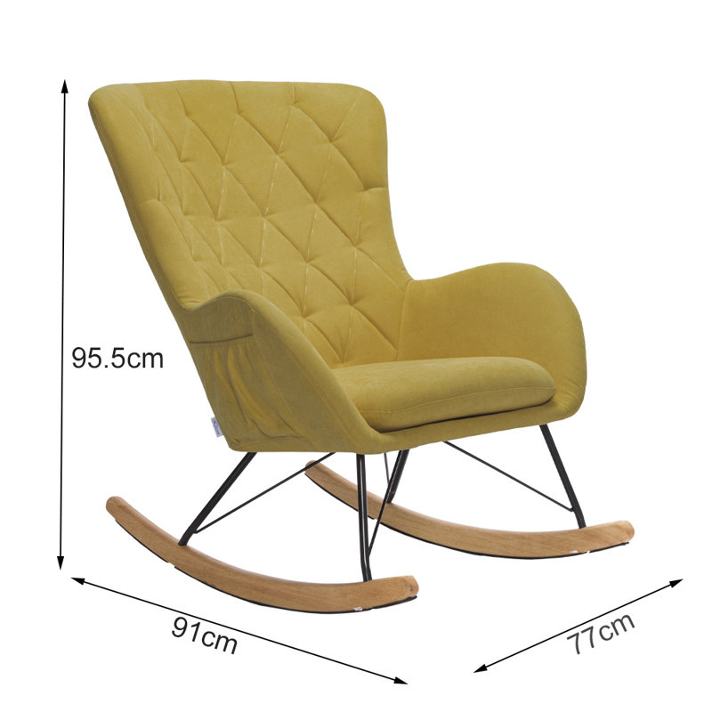 Cantey Metal Rocking Chair