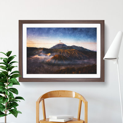 Mount Bromo in Indonesia - Picture Frame Painting