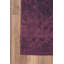 Tapis oriental décoratif noir mauve à motif rétro-1970695492