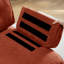 4 Velours doux brun rouge de 135 po, jupe à pampille, conception modulaire, base en bois, mousse haute résilience pour velours de détente, 135 po,