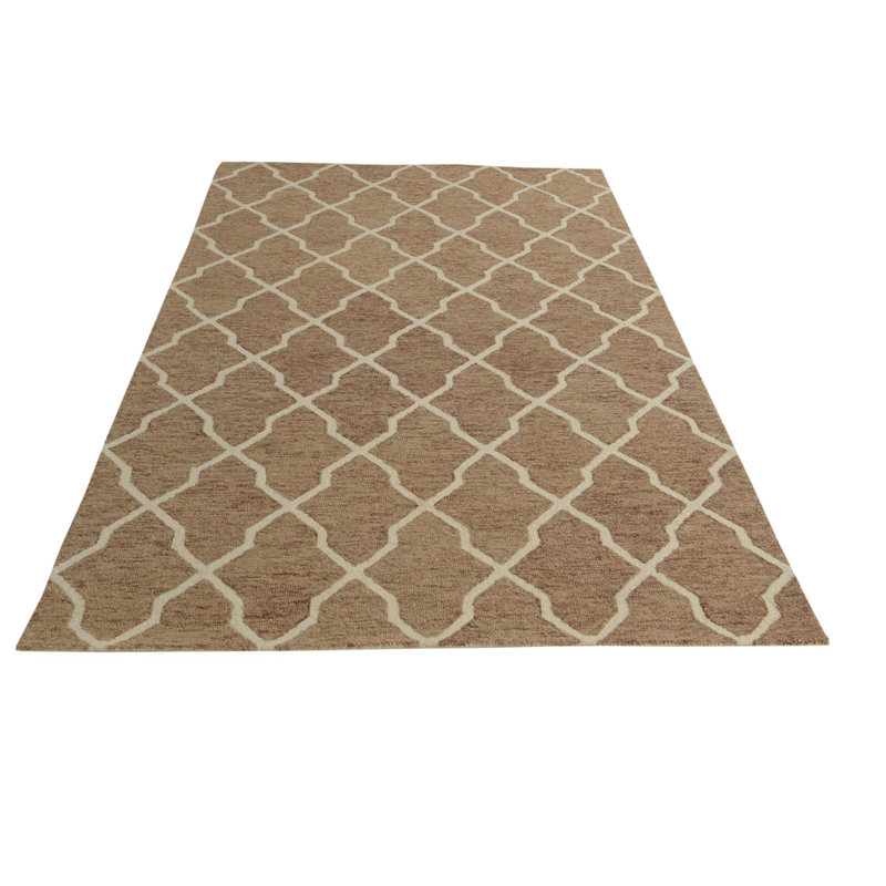 Tapis brun clair 5x8 Pineland