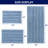 Lasse Super Soft Striped Water Absorbent Rectangle Non-Slip 2 pieces Bath Rug Set-1436485687
