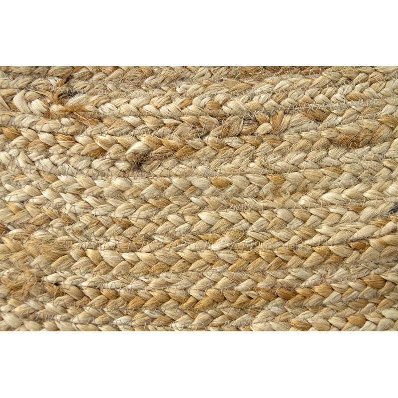 Gattis Solid Colour Hand Woven Area Rug, Round 300cm