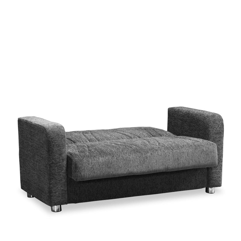 Avec rangement, gris - Transformez votre espace de rangement rembourré gris de style salon pour un décor moderne