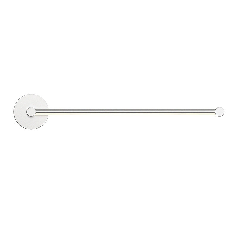 Purolinear 360™ 2 - Light LED Vanity Light, 1.25" H x 24.75" W x 2.75" D, Satin Chrome