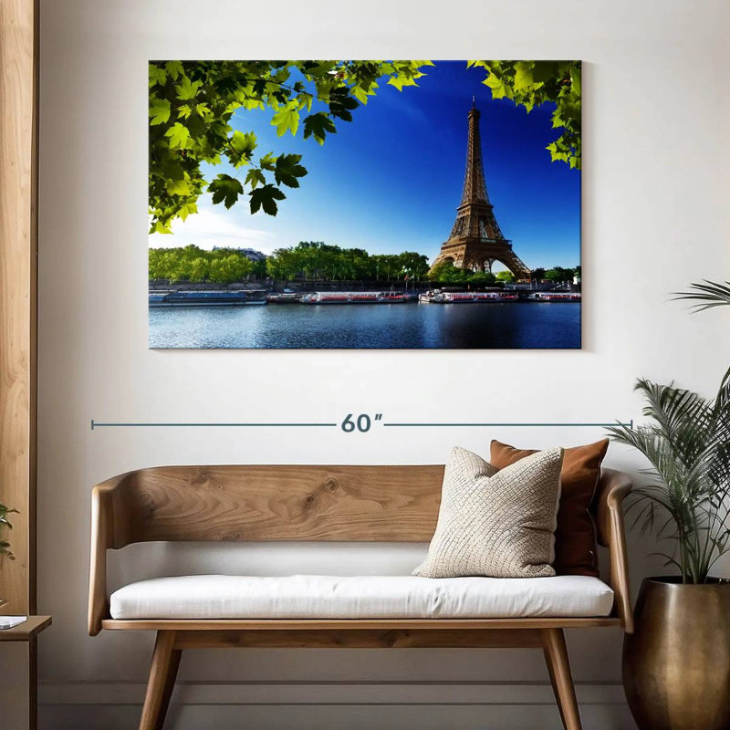 Kavia Iconic Eiffel Tower, 32" H x 48" W