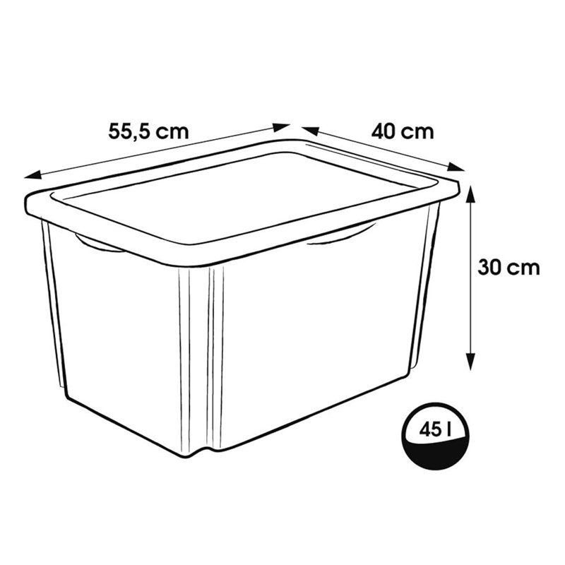 Keeeper Plastic Decorative Bin