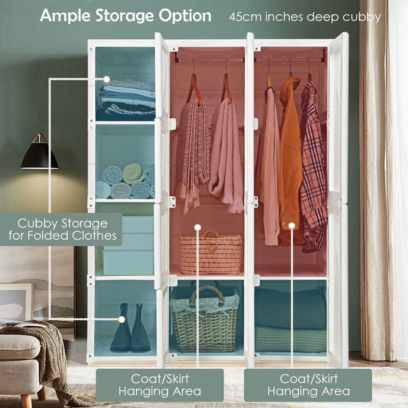 Whitt 8 Door Wardrobe