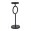 Porte-bougie en métal noir Modern Modern-1551571012
