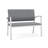 Newport Waiting Reception Loveseat Metal Frame-1897956033-1897956056