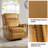 Hayliee Waxed Leather Swivel Glider and Rocker Recliner-397259480