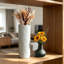 Ensemble de 3 vases décoratifs en métal