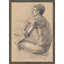 «Sived Man» par Samira Yanushkova, reproduction d'art encadrée sur bois-112833624