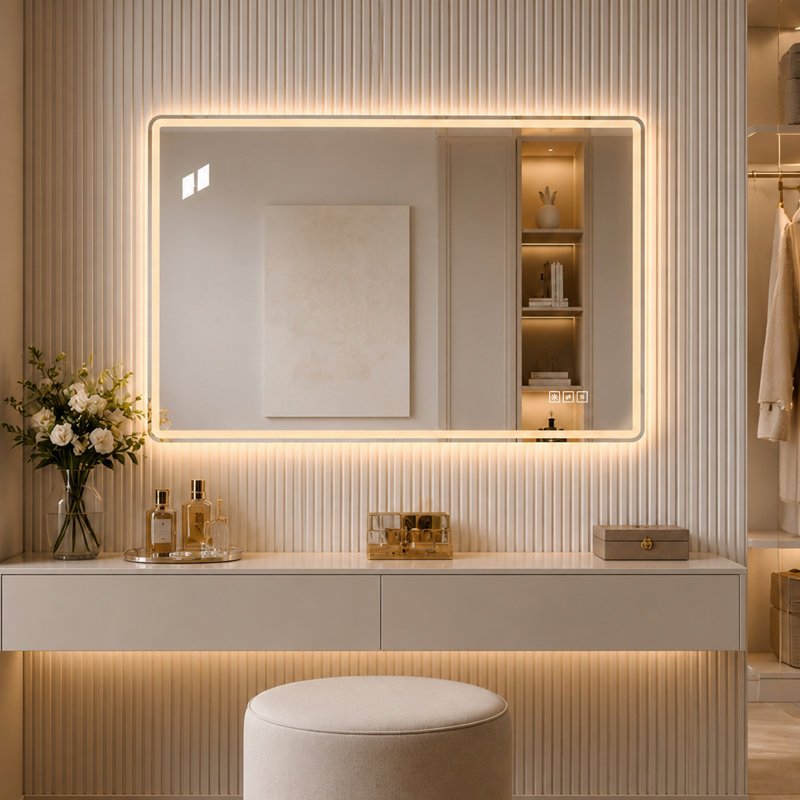 Miroir de salle de bain 24 po x H 32 po