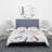 Vintage Round Wreath With Birds Feathers Polyester Twill Abstract Duvet Cover-66393572