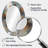 Abstract Design Shapes III - Orange Modern Oval Wall Mirror-828526319