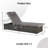 Outdoor Chaise Lounge Chair Set Of 2 With Storage Patio Pool Chairs Tanning Lounges For Outside,Beach Rattan Recliners With Adjustable Backrest, Table, Cushion For Poolside Backyard Garden-1394583968-1394583974