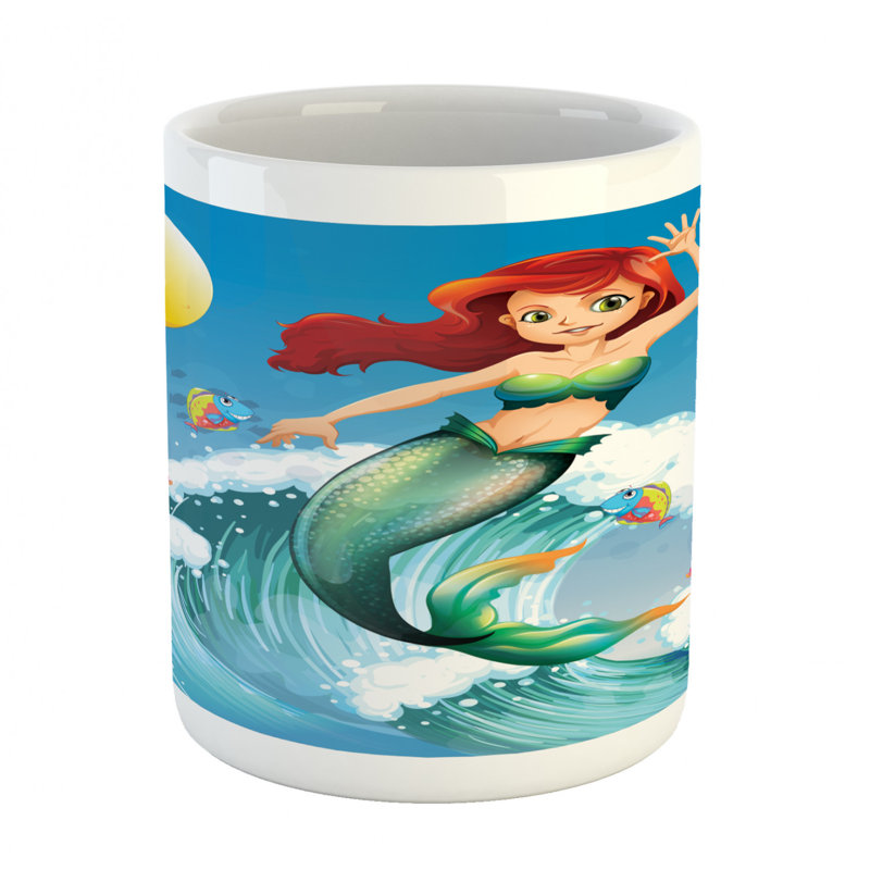 Grande tasse à café sirène
