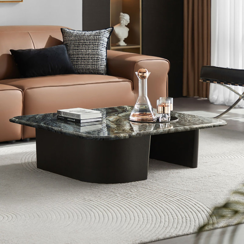 Light luxury modern marble coffee table