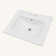 24"X19.7" White Rectangular Single Vanity Top With Overflow(Sink Only)