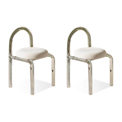Ensemble de 2 chaises d'appoint Modern Modern