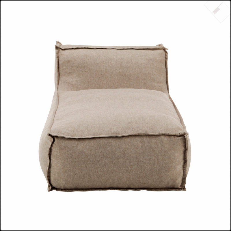 Fauteuil à billes Ramona, beige, ensemble de 1, résistant aux intempéries et respectueux de l'environnement pour une détente confortable