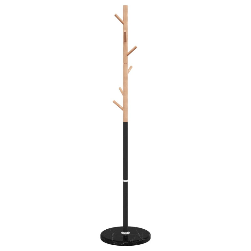 Ober Iron Freestanding Coat Rack, Black