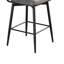 Ensemble de 2 tabourets de bar rotatifs à 360 ° avec tabourets de bar et coussins en cuir