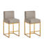 Chaises modernes pour îlot de cuisine de 26 po pour la maison, similicuir rembourré avec dossier, structure en métal noir robuste, assemblage facile-597734790-597734794-597734789