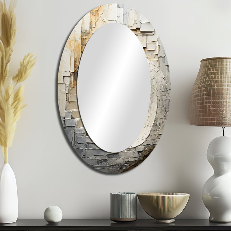 Miroir mural doré doré, 36 po x 24 po