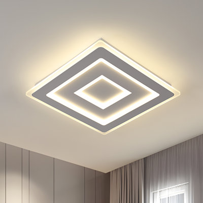 Ultra-thin 4000k Square LED Ceiling Light