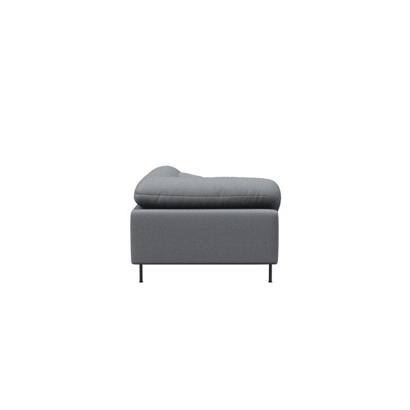 Collar Open End Right (Arm Left), Right Hand Facing, Polyester, Light Gray